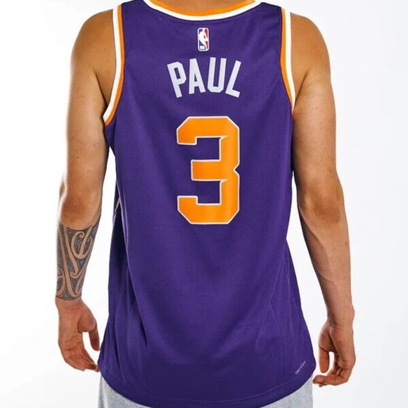 Nike Men’s Phoenix Suns Chris Paul #3 '22 Purple Icon Jersey Size 2XL fb1811-567 - Picture 3 of 12